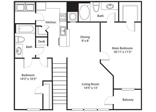 Spicewood 1266 2502 floor plan